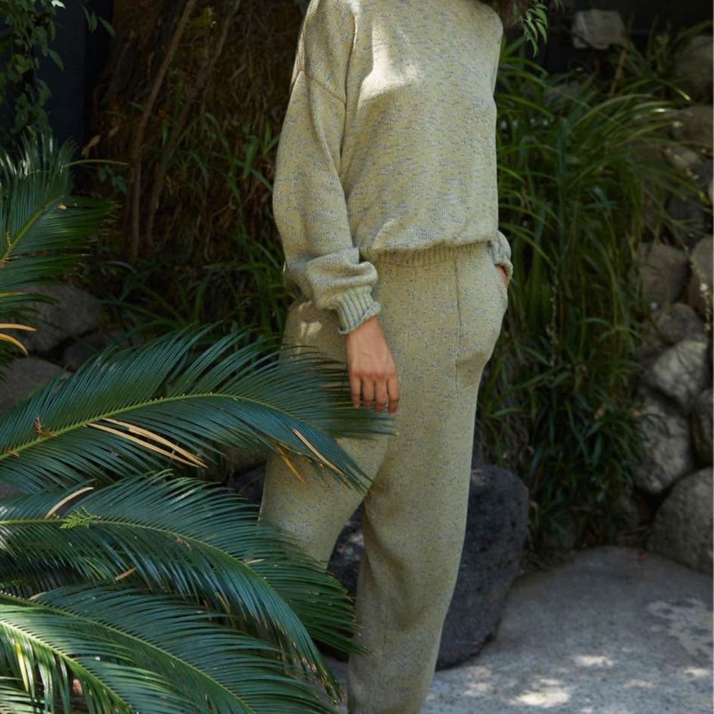 Free People Olive Green matching set